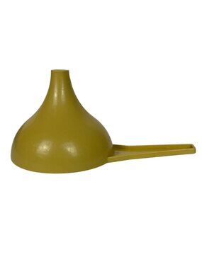 Tupperware Harvest Yellow Funnel 1227-8 Kitchen Accessory Plastic Pouring Tool